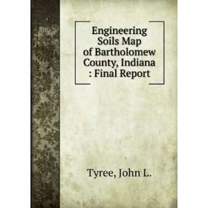  Engineering Soils Map of Bartholomew County, Indiana 