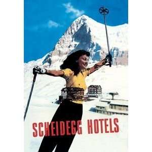  Scheidegg Hotels   Paper Poster (18.75 x 28.5)