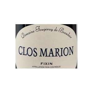  2009 Fougeray De Beauclair Clos Marion Fixin Rouge 750ml 