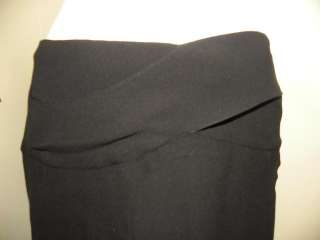 CHANEL NWT $1755 Black Silk Chiffon Skirt 40/8 06P  