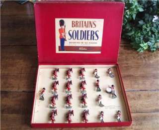   DRUMS OF THE SCOTS GUARDS BOXED DISPLAY SET 1722 TOY SOLDIERS  