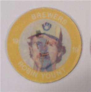 1984 ROBIN YOUNT BREWERS 7 11 SLURPEE 3 D COIN  