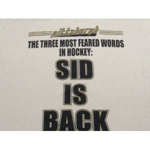  Pittsburgh Penguins SID IS BACK T SHIRT Size Medium 