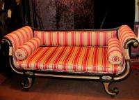 Antique English Regency Neo Classical Settee Chaise Circa 1815  