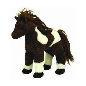  TY Beanie Buddies Thunderbolt   Brown and White Horse 