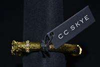 CC SKYE Ferris Jaguar 18kt Gold bracelet w/gift box NWT  