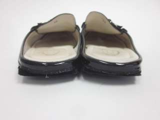 you are bidding on tod s black suede slides loafers driving shoes size 