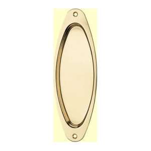  Von Morris 82010 Satin Brass Pocket Door Oval Trim