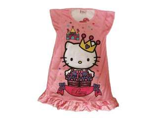PINK hellokitty Girls Kids Fancy Night Dress M  