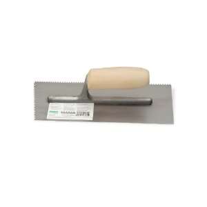 Armstrong 892010 Professional Square Notch Trowel for Wood back 