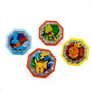  Pokemon Rings (8 count) 