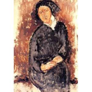  Oil Painting Seated Woman Amedeo Modigliani Hand Painted 