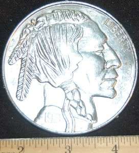 1913 S Buffalo Nickel Commemorative Large TOKEN of RARE coin  
