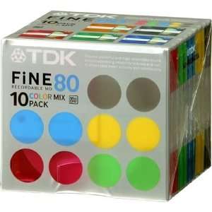  TDK Recordable MD (fine) 80m 10 PACK design mix