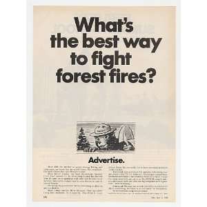  1969 Smokey the Bear Compton Advertising Print Ad