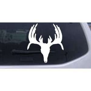 White 6in X 5.5in    Deer Skull Mount indeginous Hunting And Fishing 