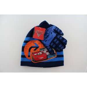   Cars Race of the Rivals Beanie and Glove Set (Blue) Toys & Games