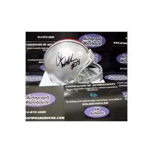 Chris Wells autographed Football Mini Helmet (Ohio State Buckeyes)