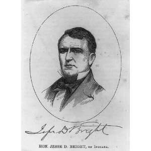  Jesse David Bright,1812 1875,Lieutenant Governor of 