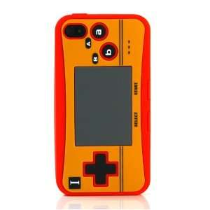 RED Game Boy Controller Silicone Case cover skin for Iphone 4S 4 BRAND 