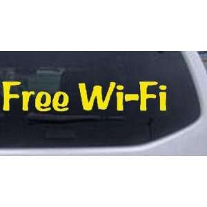 Free Wi Fi Business Advertising Other Car Window Wall Laptop Decal 