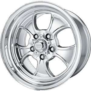  Racing Vintage Hopster 17x8 Polished Wheel / Rim 5x4.5 with a 8mm 