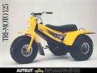 1982 1983 1984 1985 ? Yamaha Tri Moto 125 3 Wheel ATV Brochure