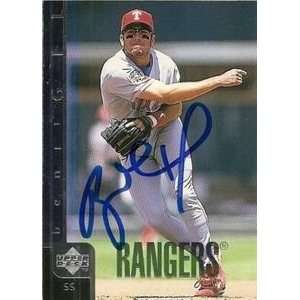  Benji Gil Signed Texas Rangers 1998 Upper Deck Card 