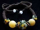 Colorful Delicately Knotted Adjustable Burma Jade Beaded Ball Silk 