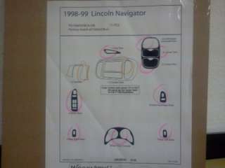 1998 1999 LINCOLN NAVIGATOR FACTORY MATCH OXFORD BURLWOOD FINISH DASH 