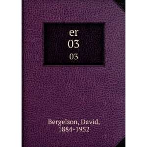  er. 03 David, 1884 1952 Bergelson Books