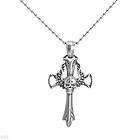 RUSSELL SIMMONS JEWELRY MENS DIAMOND CROSS PENDANT AND 36 STAINLESS 