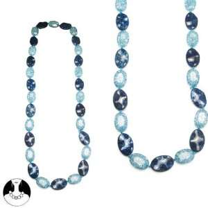 SG Paris Long Necklace 90cm Com Blue Bleu Combinaison Necklace Long 
