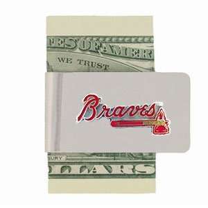  Atlanta Braves Enameled Pewter Money Clip/Card Holder 