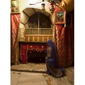  Nun Inside the Church of the Nativity (Birth Place of 