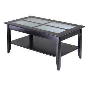   Coffe Table with Frosted Glass   Winsome 92140 Furniture & Decor