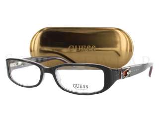 NEW Guess GU 2242 BLK Size 52 16 135 Black Frame Eyeglasses  