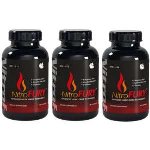 New You Vitamins NitroFury Nitric Oxide Muscle Builder Arginine AKG 