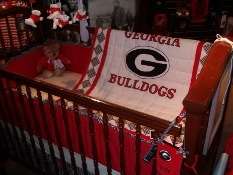 UGA Georgia Bulldogs Infant Crib Bedding Set  