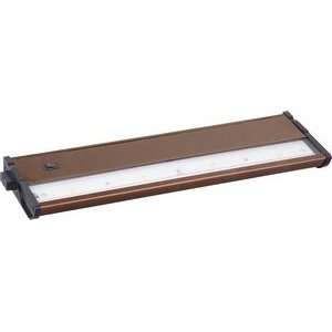   L120DC   13 LED UnderCabinet, Metallic Bronze Finish with Clear Glass