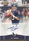 2011 Crown Royale T.J. Yates Auto 095/499Ho​uston Texans