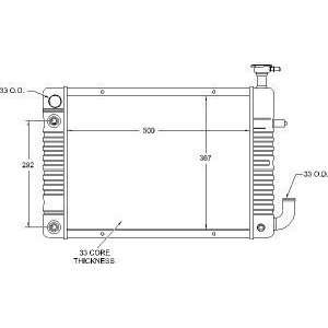  Visteon 9770 Radiator Automotive