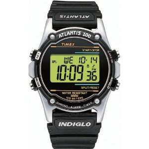 Timex Mens T77511 Black Resin Quartz Watch with Digital Dial Timex 