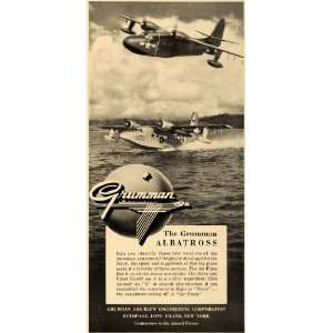  1950 Ad Grumman Aircraft Albatross Water Aircraft Navy 