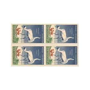  Whooping Cranes Set of 4 X 3 Cent Us Postage Stamps Scot 