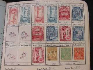 WORLDWIDE 10 OLD CIRCUIT BOOKS NICE EARLY MID STAMPS MINT USED 