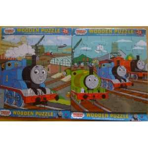  Thomas & Friends Set of 2   25 Piece Wooden Puzzles Toys & Games