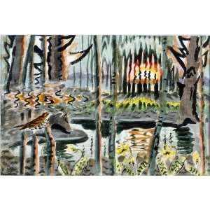   Burchfield   32 x 22 inches   Song of the Wood Thrush