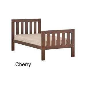   Canwood Alpine II Solid Pine Wood Twin Bed in Cherry