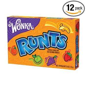 Wonka Runts Candy, 6 Ounce Packages Grocery & Gourmet Food